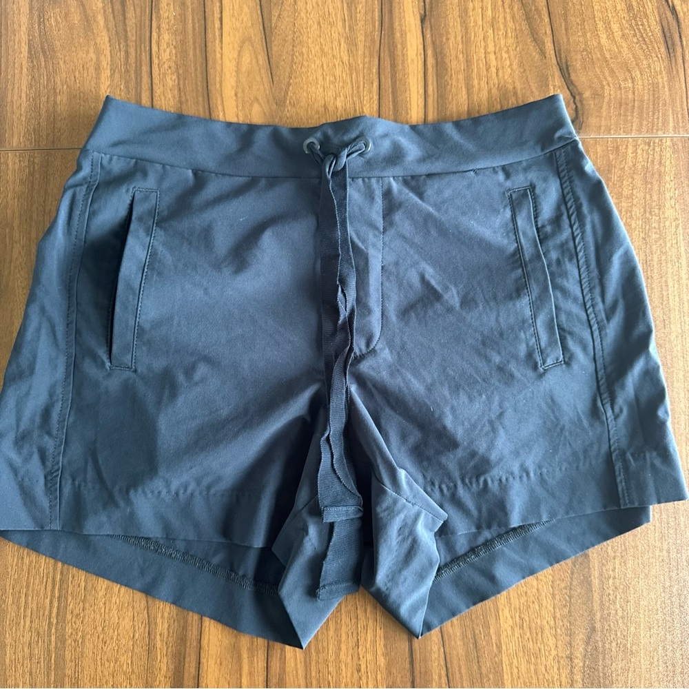Banana Republic Dark Navy Smocked Waist Shorts